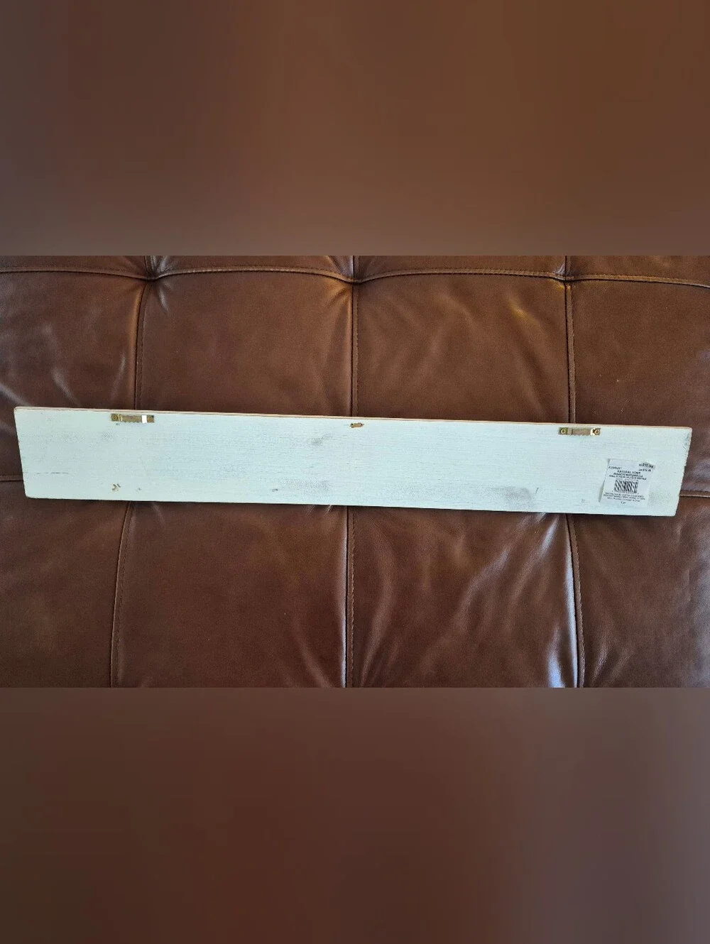 Rustic Farmhouse Distressed Wall Hanging 3 Hooks 28 inches